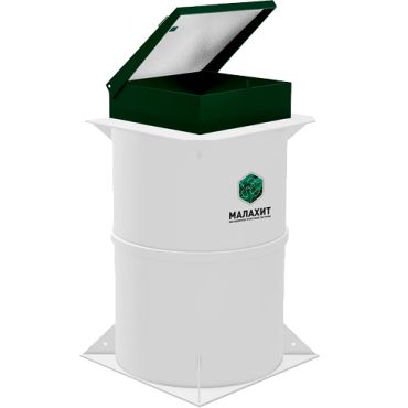 Купить септик АОС Малахит 8 Самотечный Без монтажа на овек, с гарантией по выгодной цене, с доставкой в магазине Биосептикон