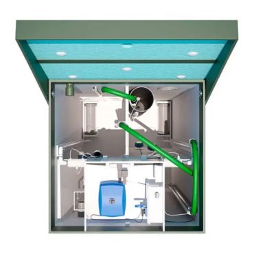 Купить септик Топас-С 10 Стандарт Принудительный Без монтажа на 10 человек, с гарантией 10 лет по выгодной цене, с доставкой в магазине Биосептикон